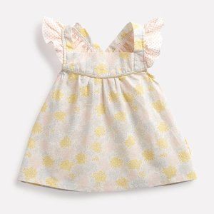 Flowery Blouse - Baby Girl Blouse By Moulin Roty